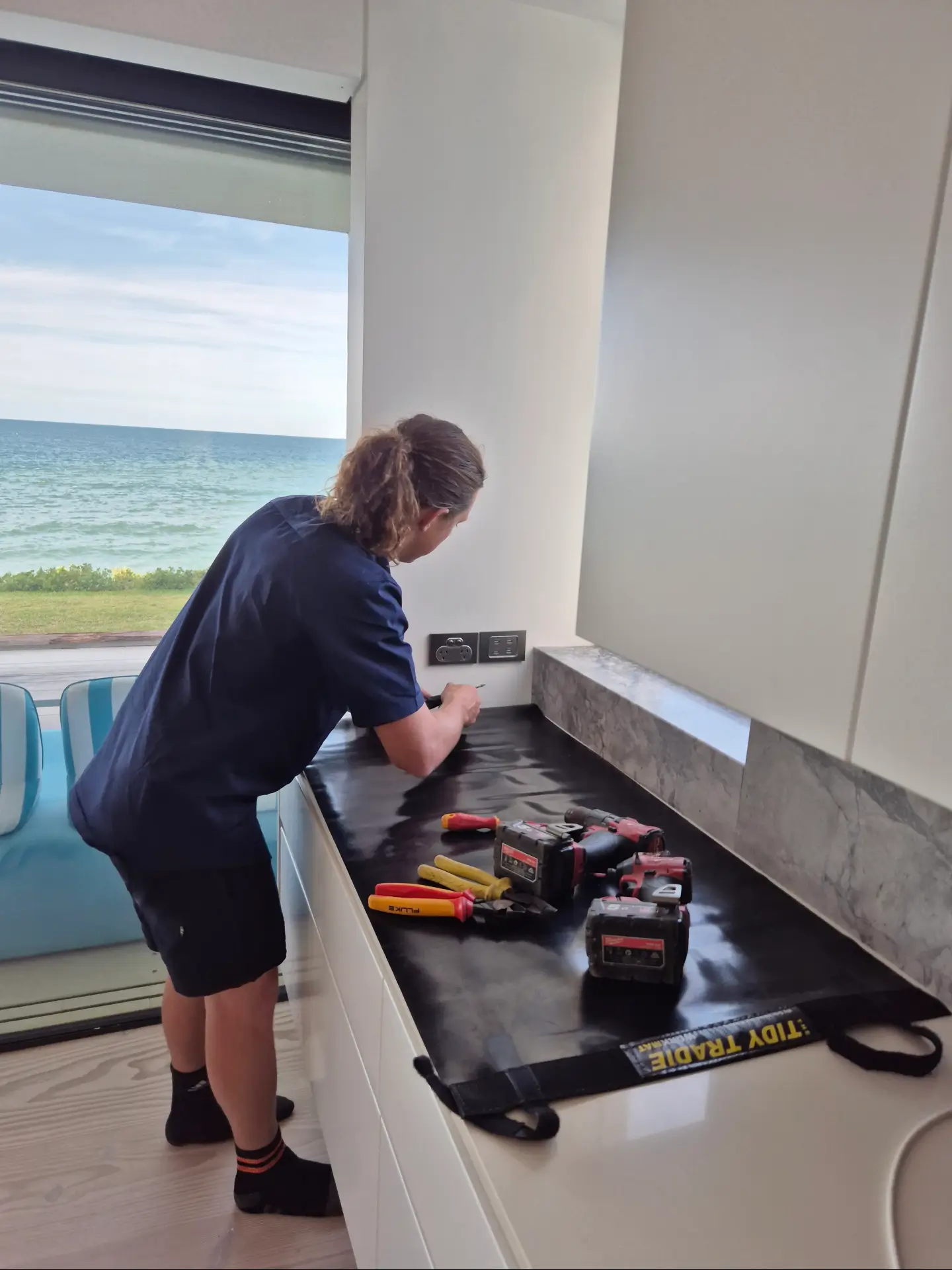 Home Wise Electrical work van ready for a job on the Central Coast